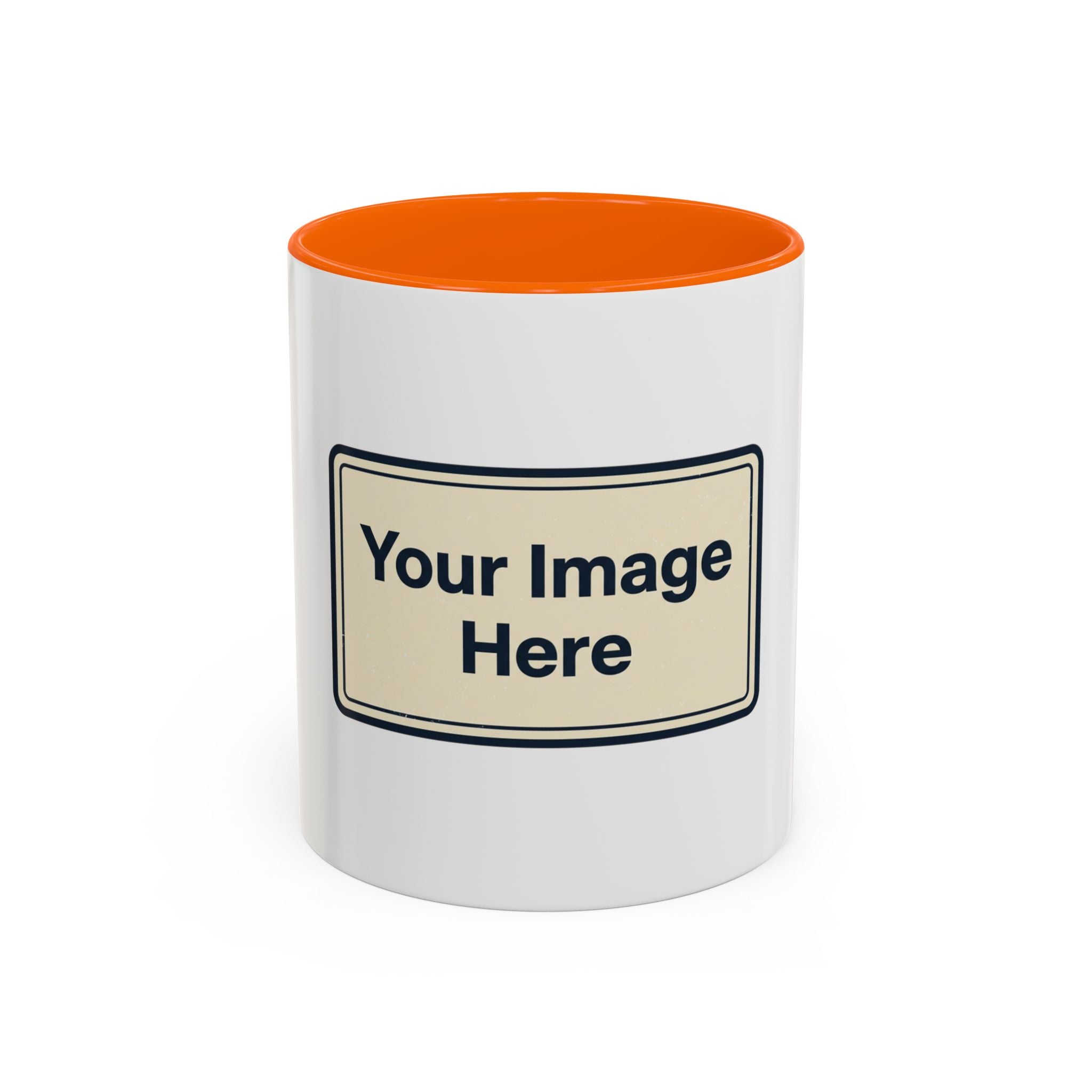 Custom Accent Coffee Mug — Personalized Image & Text Photo Mug (11/15 oz)